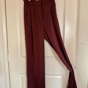 Allison New York Burgundy Women's Pants